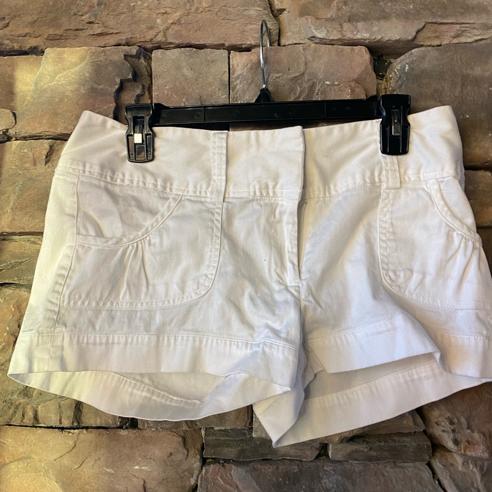 vintage white cotton shorts